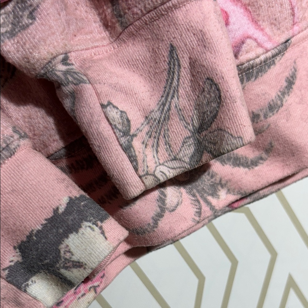 Wildfox Pink Mushroom and Palm Tree Sweatshirt - Picture 4 of 4